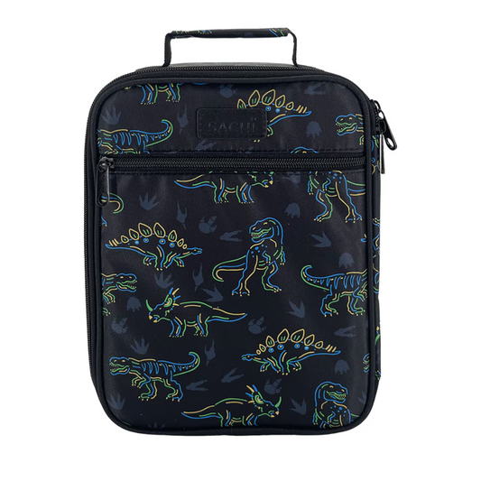 Sachi Insulated Lunch Tote - Neon Dinosaurs *NEW*