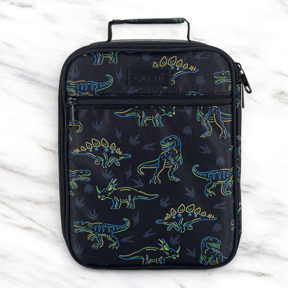 Sachi Insulated Lunch Tote - Neon Dinosaurs *NEW*