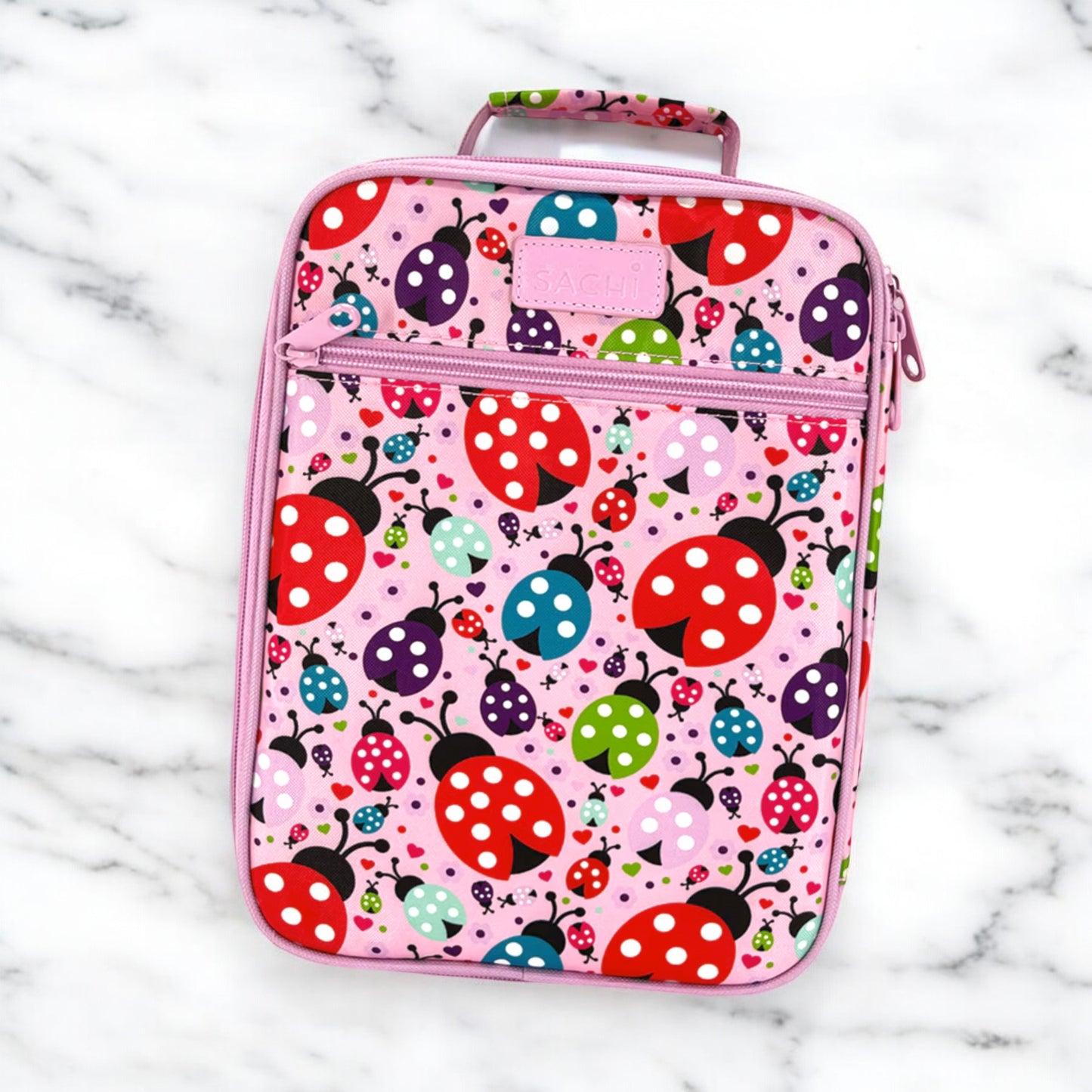 Sachi Insulated Junior Lunch Bag - Lovely Ladybugs