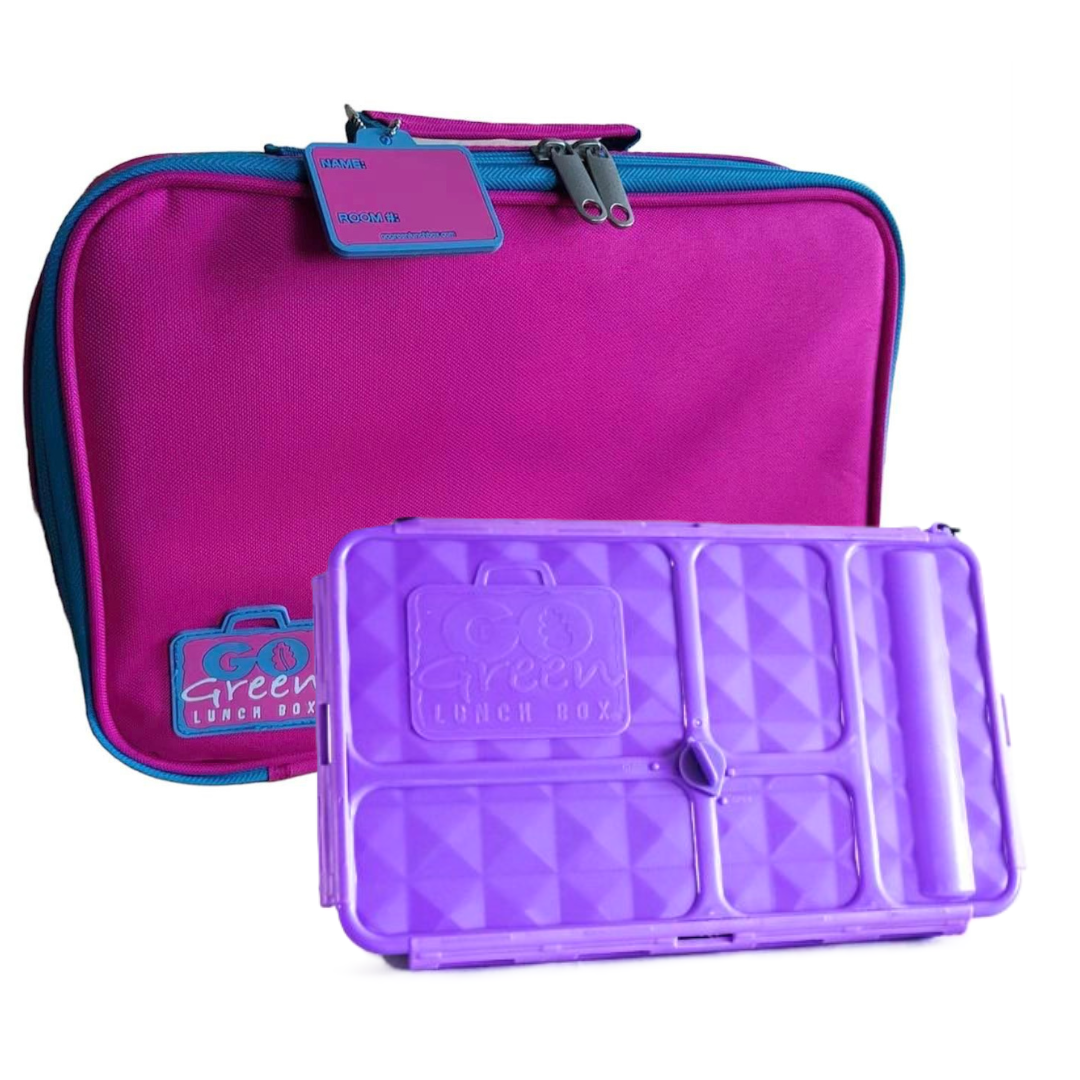 Go Green Original Lunch Box Set - Pretty 'N Pink