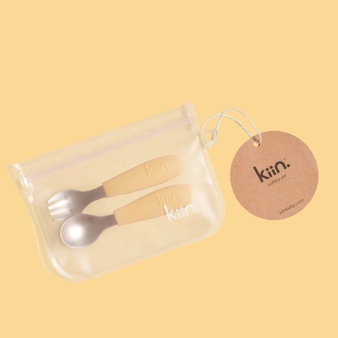 Kiin Baby Silicone Cutlery Set - Assorted Colours