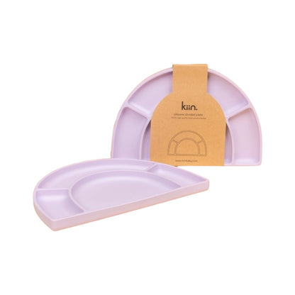 Kiin Baby Silicone Suction Divided Plate - Assorted Colours