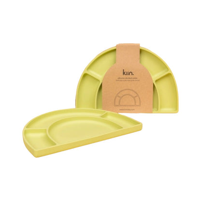 Kiin Baby Silicone Suction Divided Plate - Assorted Colours