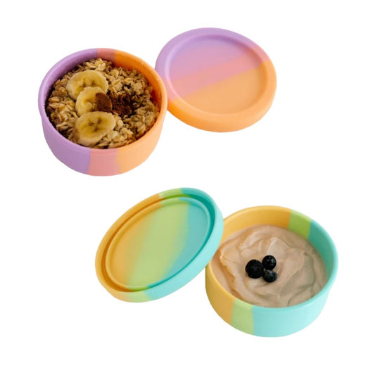 The Zero Waste People Silicone Small Round Container - Assorted Colours