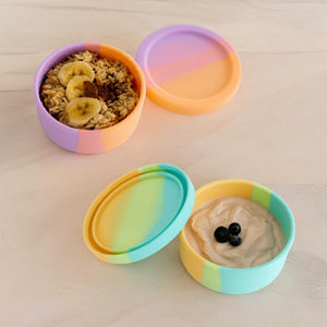 The Zero Waste People Silicone Small Round Container - Assorted Colours