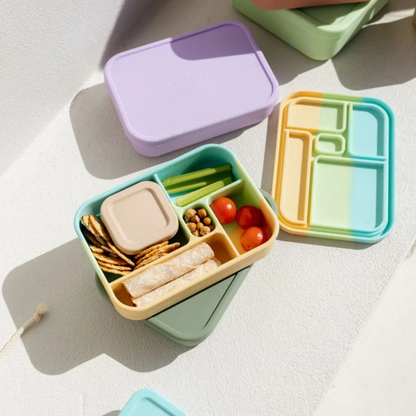 The Zero Waste People Silicone Bento Lunchbox - Assorted Colours