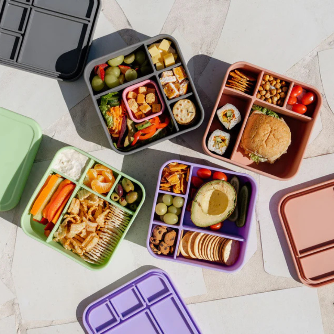 The Zero Waste People Silicone BIG Bento Lunchbox - Assorted Colours