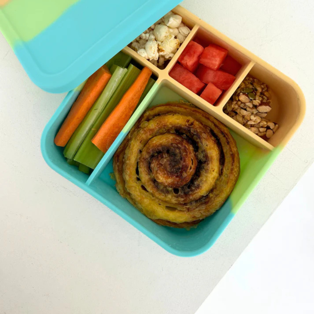 The Zero Waste People Silicone BIG Bento Lunchbox - Assorted Colours