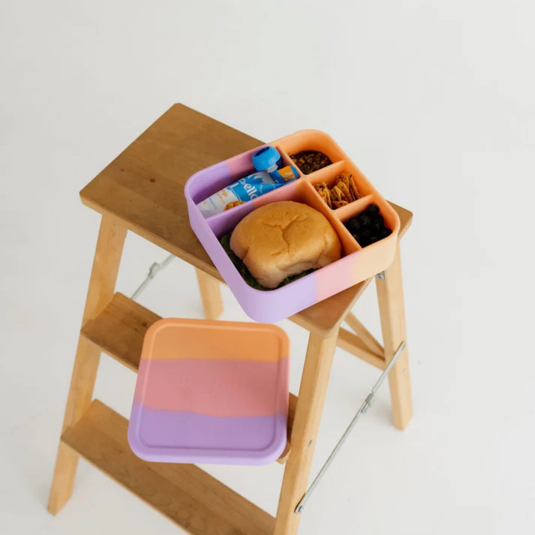 The Zero Waste People Silicone BIG Bento Lunchbox - Assorted Colours