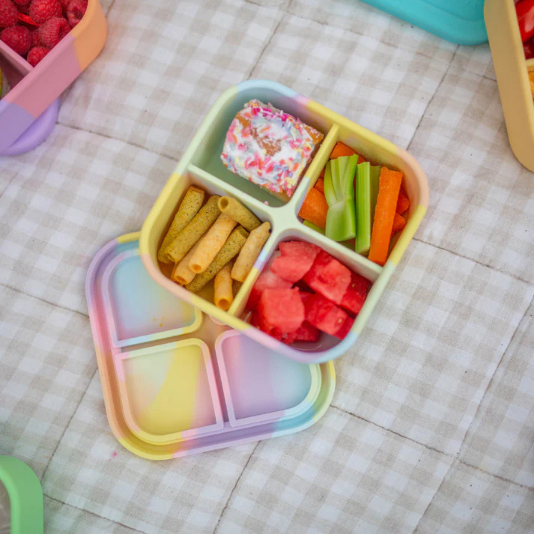 The Zero Waste People Silicone Bento Snack Box - Assorted Colours