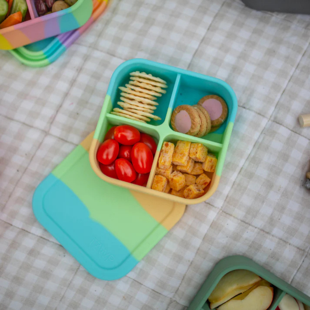 The Zero Waste People Silicone Bento Snack Box - Assorted Colours