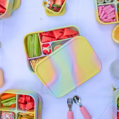 The Zero Waste People Silicone Bento Lunchbox - Assorted Colours