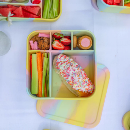 The Zero Waste People Silicone BIG Bento Lunchbox - Assorted Colours