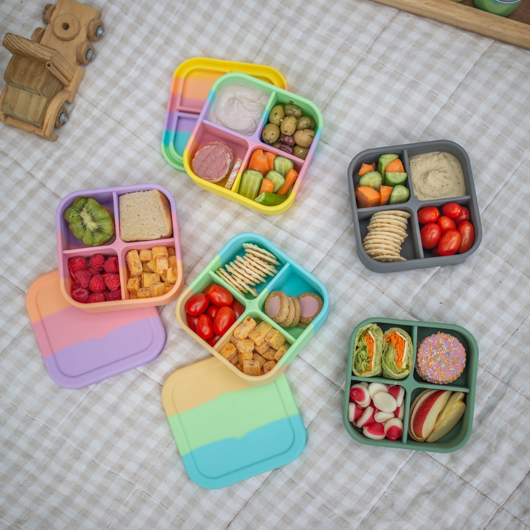 The Zero Waste People Silicone Bento Snack Box - Assorted Colours