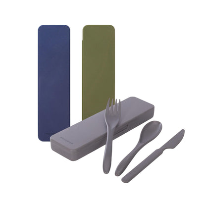 Maverick Wheat Straw Cutlery Set - Assorted Colours