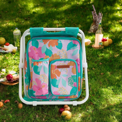 Annabel Trends Picnic Cooler Chair - Hibiscus