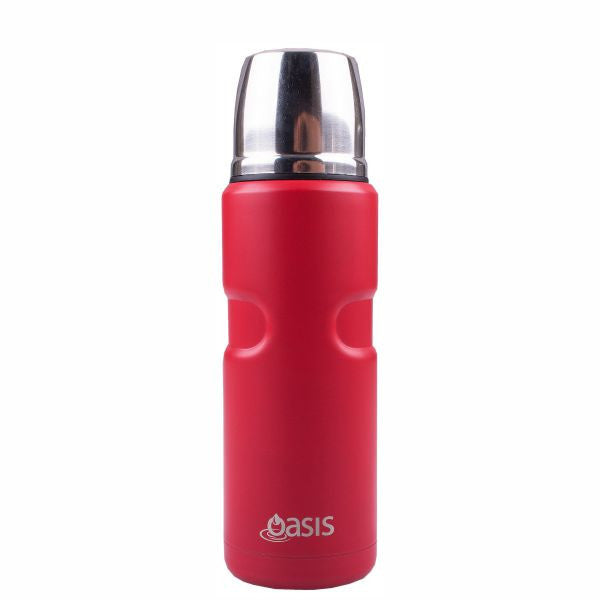 Oasis 500ml Stainless Steel Vacuum Flask - Assorted Colours