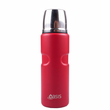 Oasis 500ml Stainless Steel Vacuum Flask - Assorted Colours