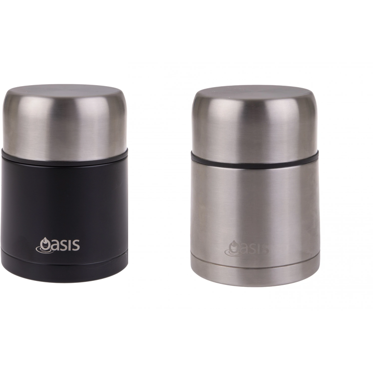 Oasis 600ml Stainless Steel Food Flask - Assorted Colours