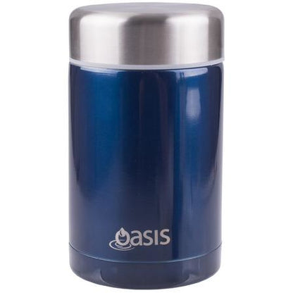 Oasis 450ml Stainless Steel Food Flask - Assorted Colours