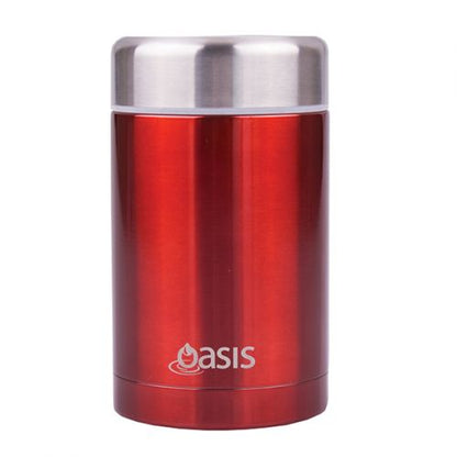 Oasis 450ml Stainless Steel Food Flask - Assorted Colours