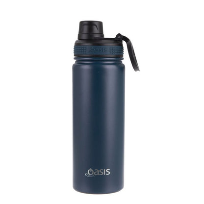 Oasis 550ml Stainless Steel Insulated Challenger Drink Bottle w/ Screw Cap - Assorted Colours