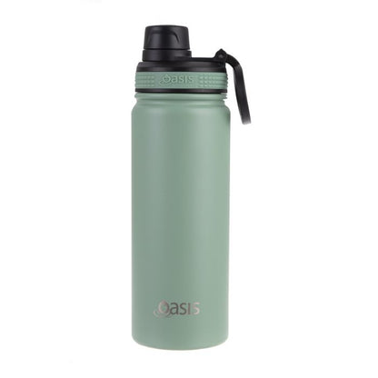 Oasis 550ml Stainless Steel Insulated Challenger Drink Bottle w/ Screw Cap - Assorted Colours