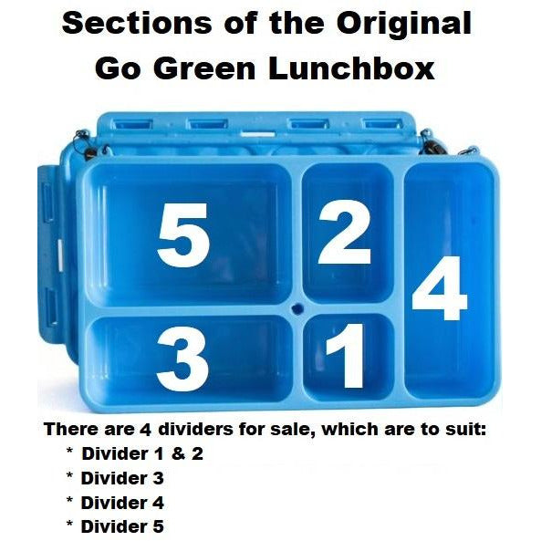 Go Green Single Divider to Suit Section 4 - Assorted Colours