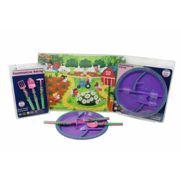 Constructive Eating 5 Piece Set - Garden Fairy