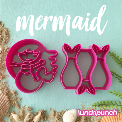 Lunch Punch Sandwich Cutters - Mermaid