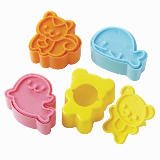 Torune Sandwich & Cookie Cutters w/ Stampers - Animal Friends