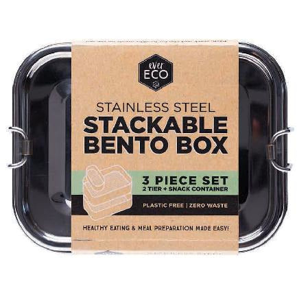 Ever Eco Stainless Steel Stackable Bento Box