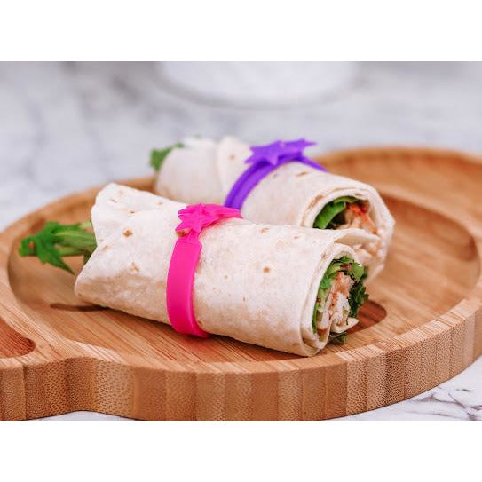 Lunch Punch Silicone Wrap Bands - Pink Set