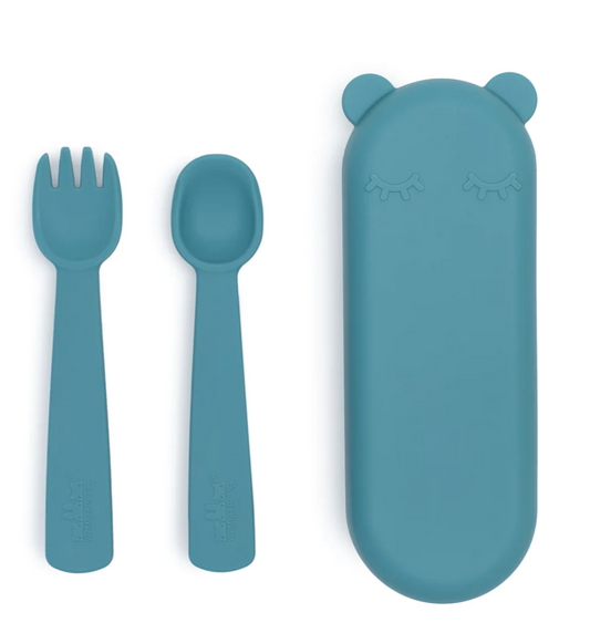 We Might Be Tiny Fork and Spoon Set in a Case - Assorted Colours