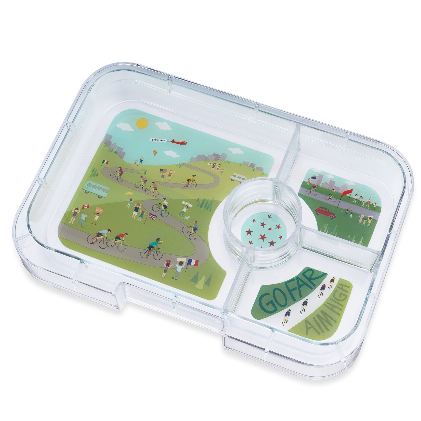 Yumbox Tapas Interchangeable Tray 4 & 5 Compartment - Assorted