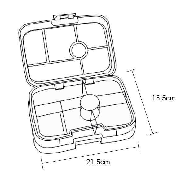 Yumbox Original Lunch Box 6 Compartment - Assorted Colours