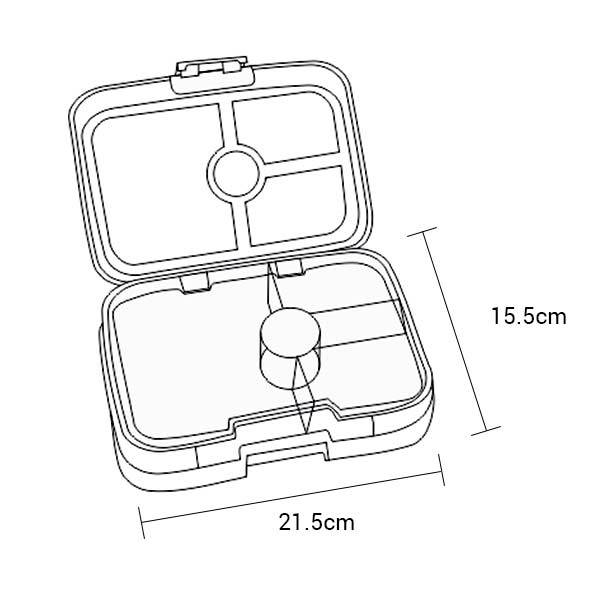 Yumbox Panino Lunch Box 4 Compartment - Assorted Colours