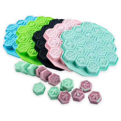 Bee Honeycomb Silicone Tray - Assorted Colours