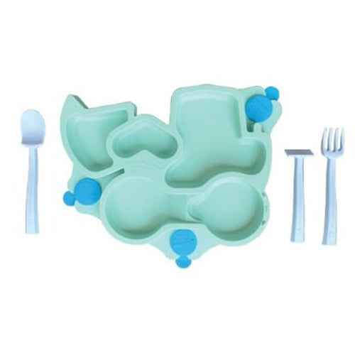 Constructive Eating Baby Training Set - Teal