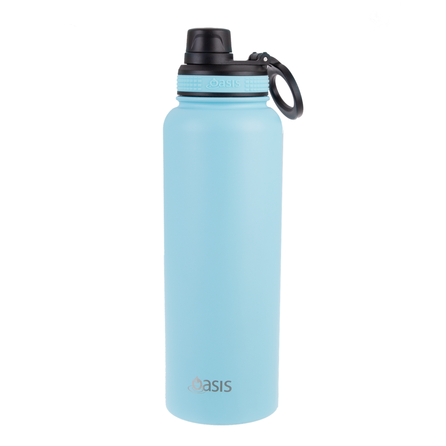 Oasis 1.1 Litre Stainless Steel Insulated Challenger Sports Bottle w/ Screw Cap - Assorted Colours