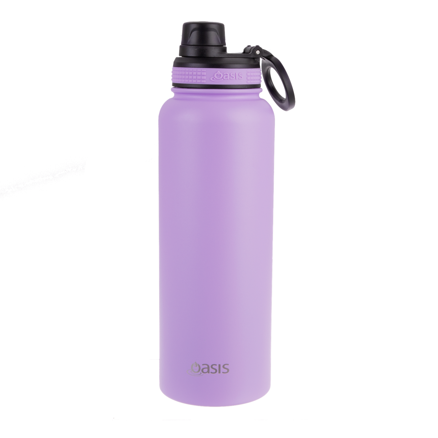 Oasis 1.1 Litre Stainless Steel Insulated Challenger Sports Bottle w/ Screw Cap - Assorted Colours