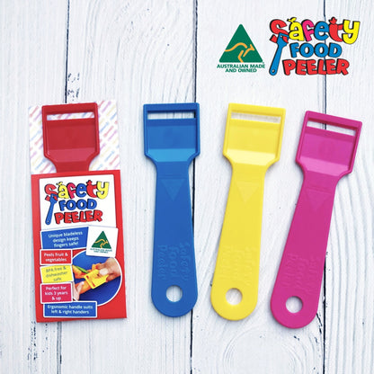 Kiddies Safety Food Peeler - Assorted Colours