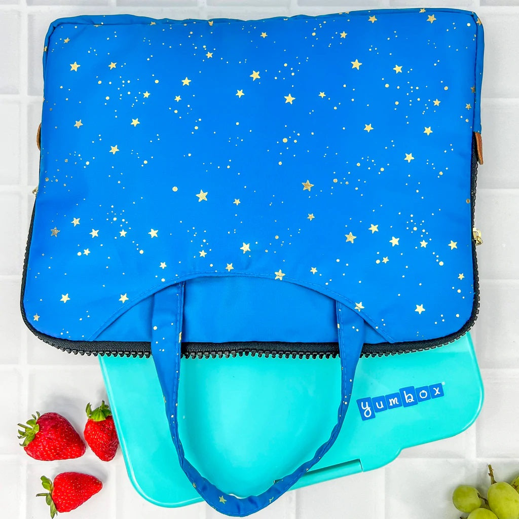 Yumbox Poche Insulated Lunch Bag - Teal Stars